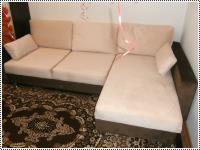Перетяжка углового дивана в Казани